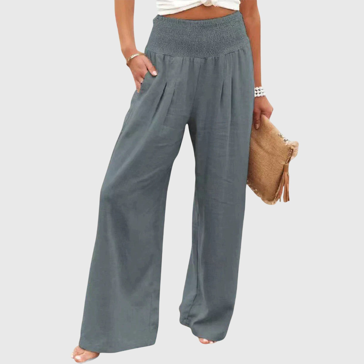 Lavisa - Flowing Wide Leg Elegant Pants