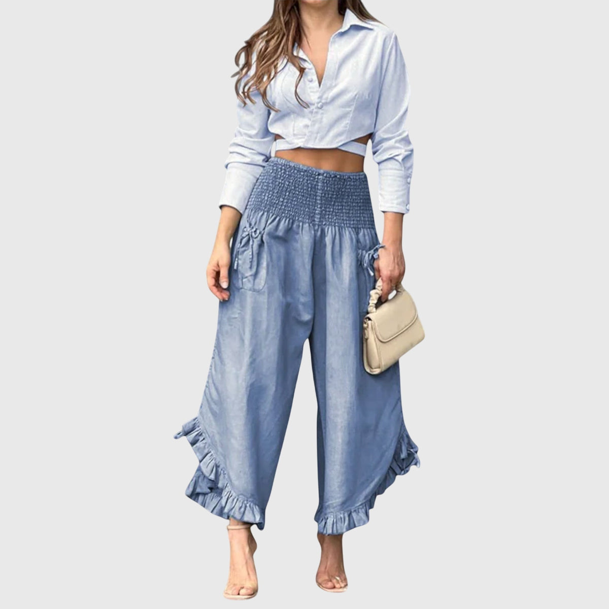 Lavisa - Women's Casual Pleated Pants - Comfortable & Versatile