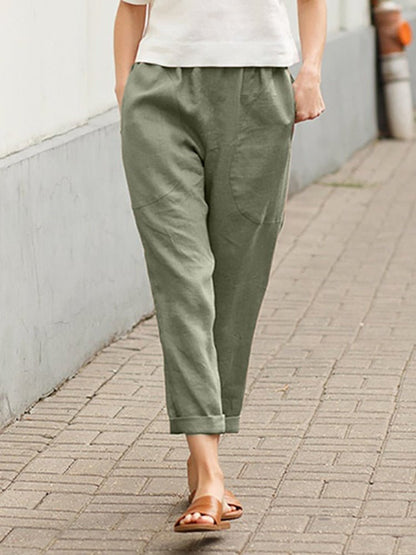Lavisa - Women's High Waist Dress Pants Elegant Office Trousers