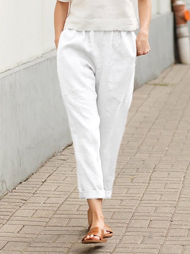 Lavisa - Women's High Waist Dress Pants Elegant Office Trousers