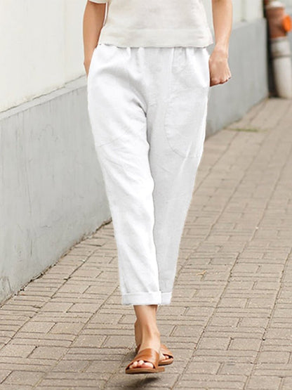 Lavisa - Women's High Waist Dress Pants Elegant Office Trousers