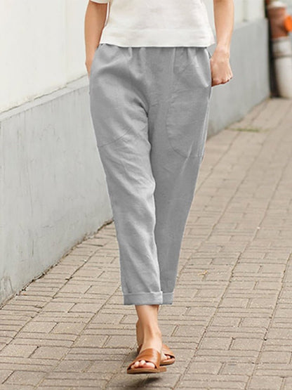 Lavisa - Women's High Waist Dress Pants Elegant Office Trousers