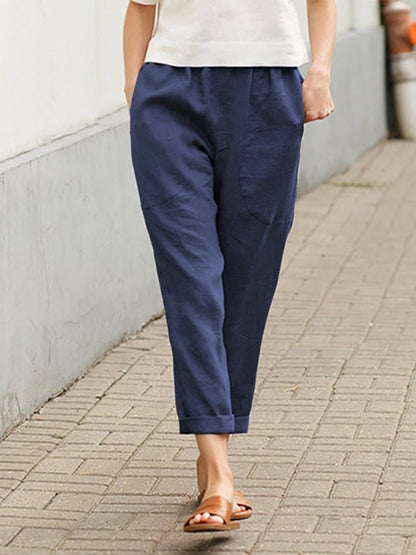 Lavisa - Women's High Waist Dress Pants Elegant Office Trousers