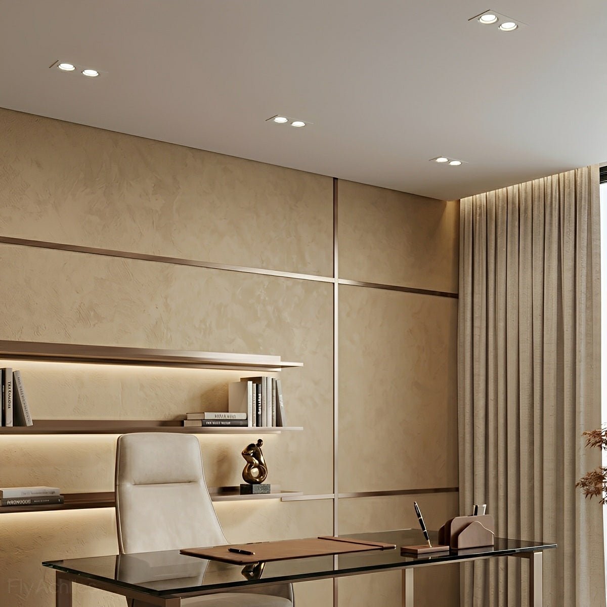 Lavisa - Dimmable Minimalist Dual Recessed LED Spotlight