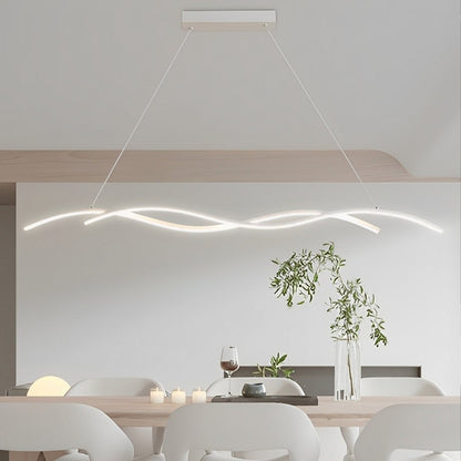 Lavisa - Modern Minimalist Double Wave LED Pendant Light