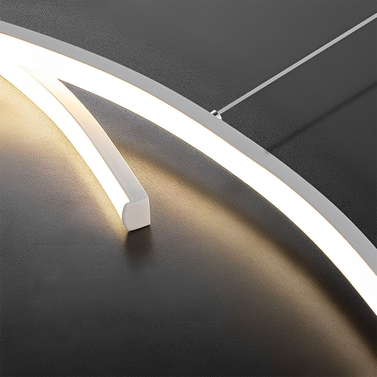 Lavisa - Modern Minimalist Double Wave LED Pendant Light