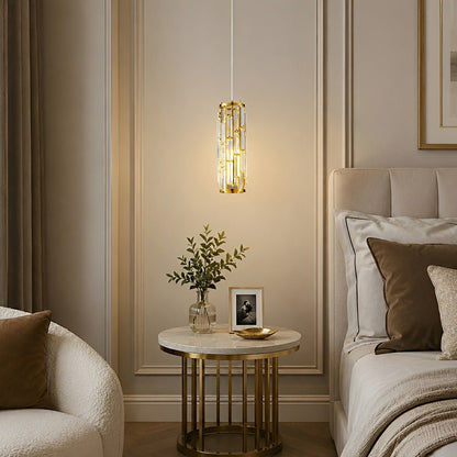 Lavisa - Dimmable Industrial Crystal Glass Pendant Light