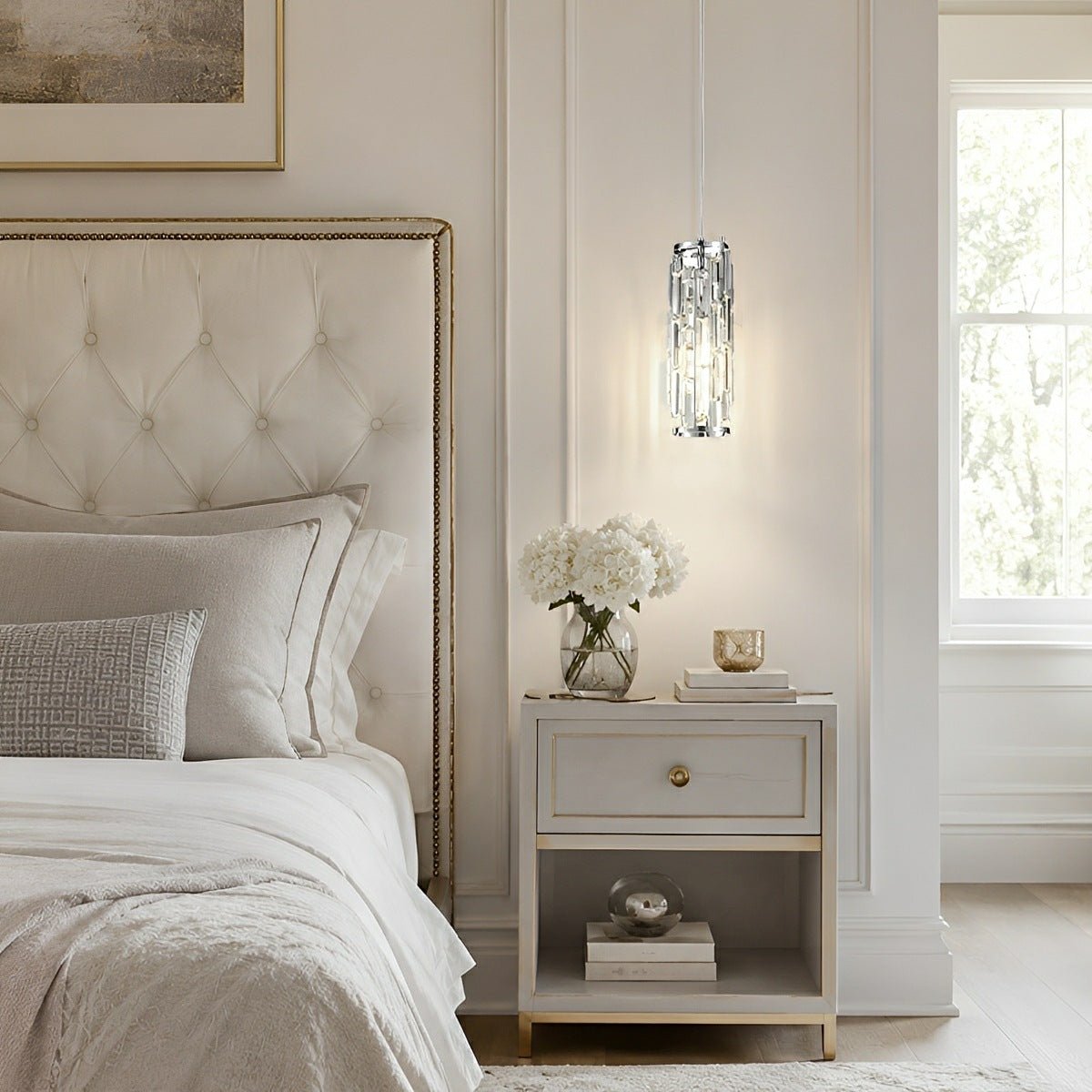 Lavisa - Dimmable Industrial Crystal Glass Pendant Light