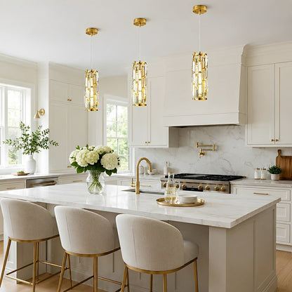 Lavisa - Dimmable Industrial Crystal Glass Pendant Light