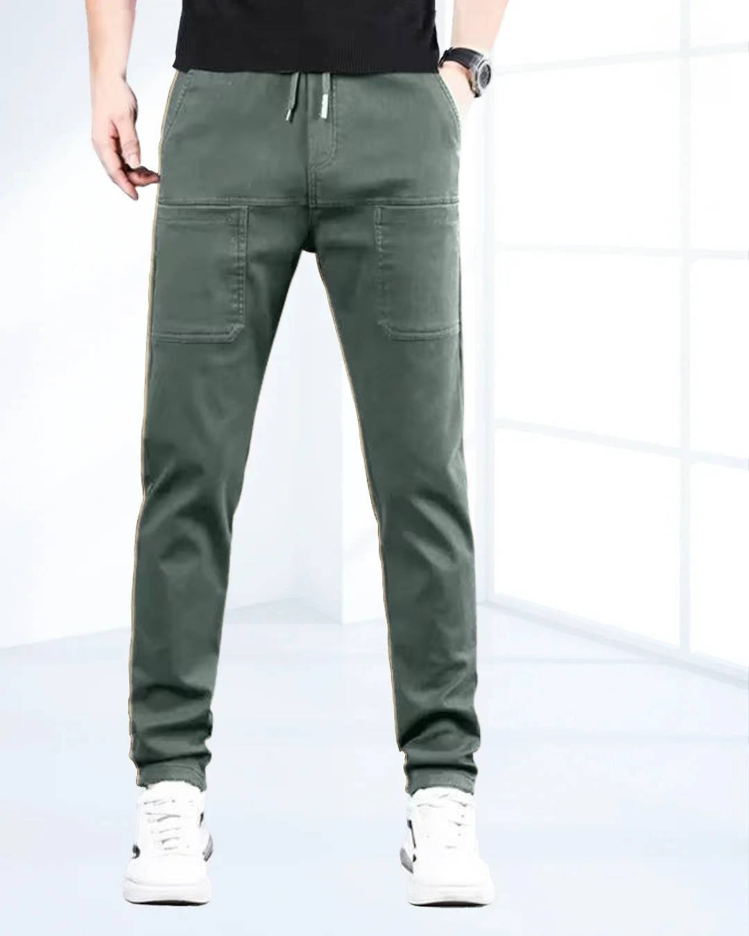Lavisa - Men's High Stretch Cargo Pants with Multi-Pocket Design