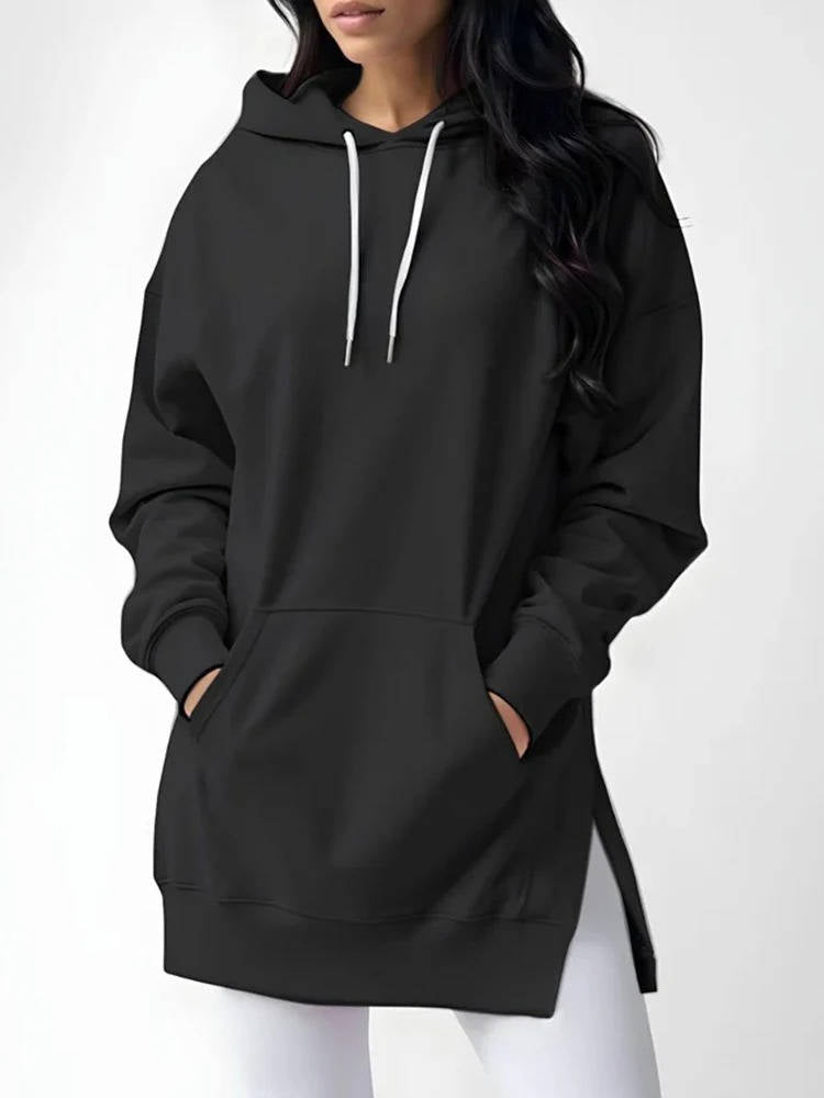 Lavisa - Women's Oversized Hoodie Dress with Soft Fleece Lining