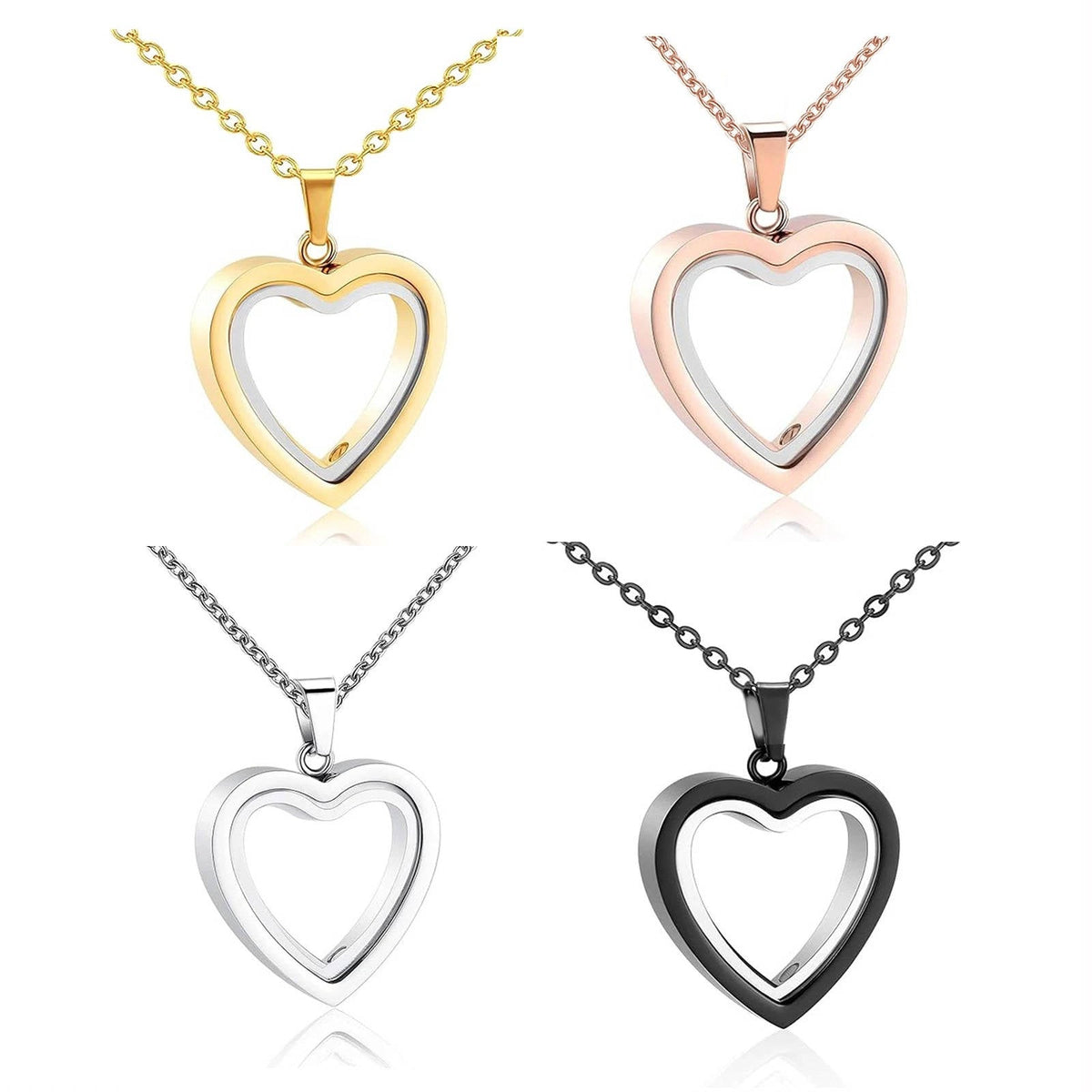 Lavisa - Heart Urn Pendant Necklace - Cremation Keepsake Jewelry
