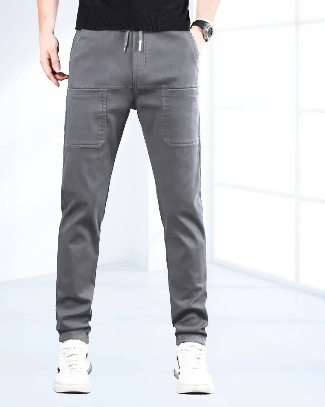 Lavisa - Men's High Stretch Cargo Pants with Multi-Pocket Design
