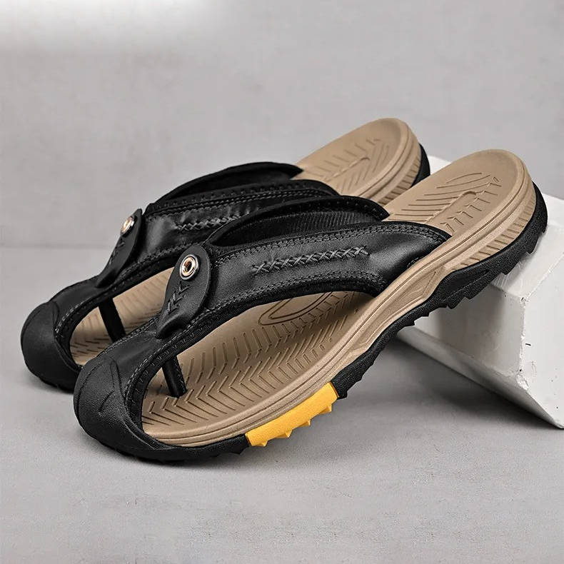 Men's Closed Toe Sport Sandals - Lifestyle & Model Angle | Lavisa