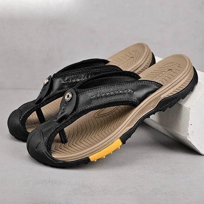 Men's Closed Toe Sport Sandals - Lifestyle & Model Angle | Lavisa