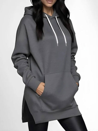 Lavisa - Women's Oversized Hoodie Dress with Soft Fleece Lining
