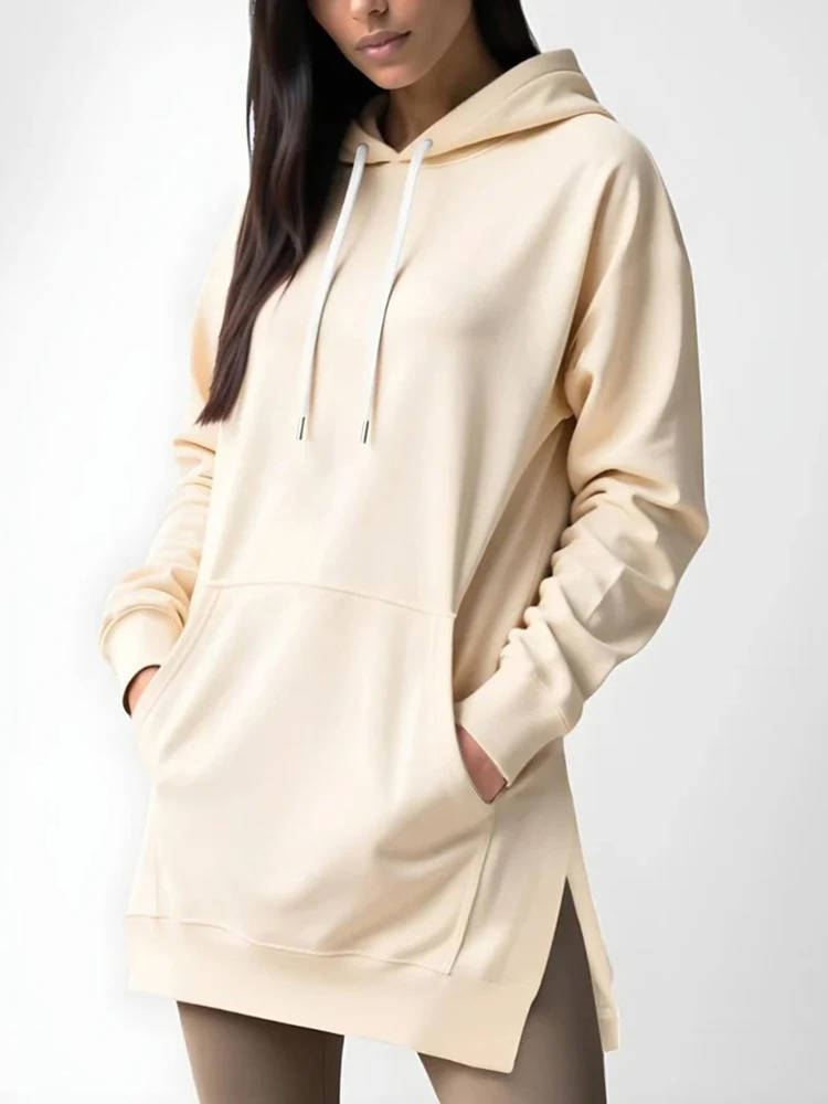 Lavisa - Women's Oversized Hoodie Dress with Soft Fleece Lining