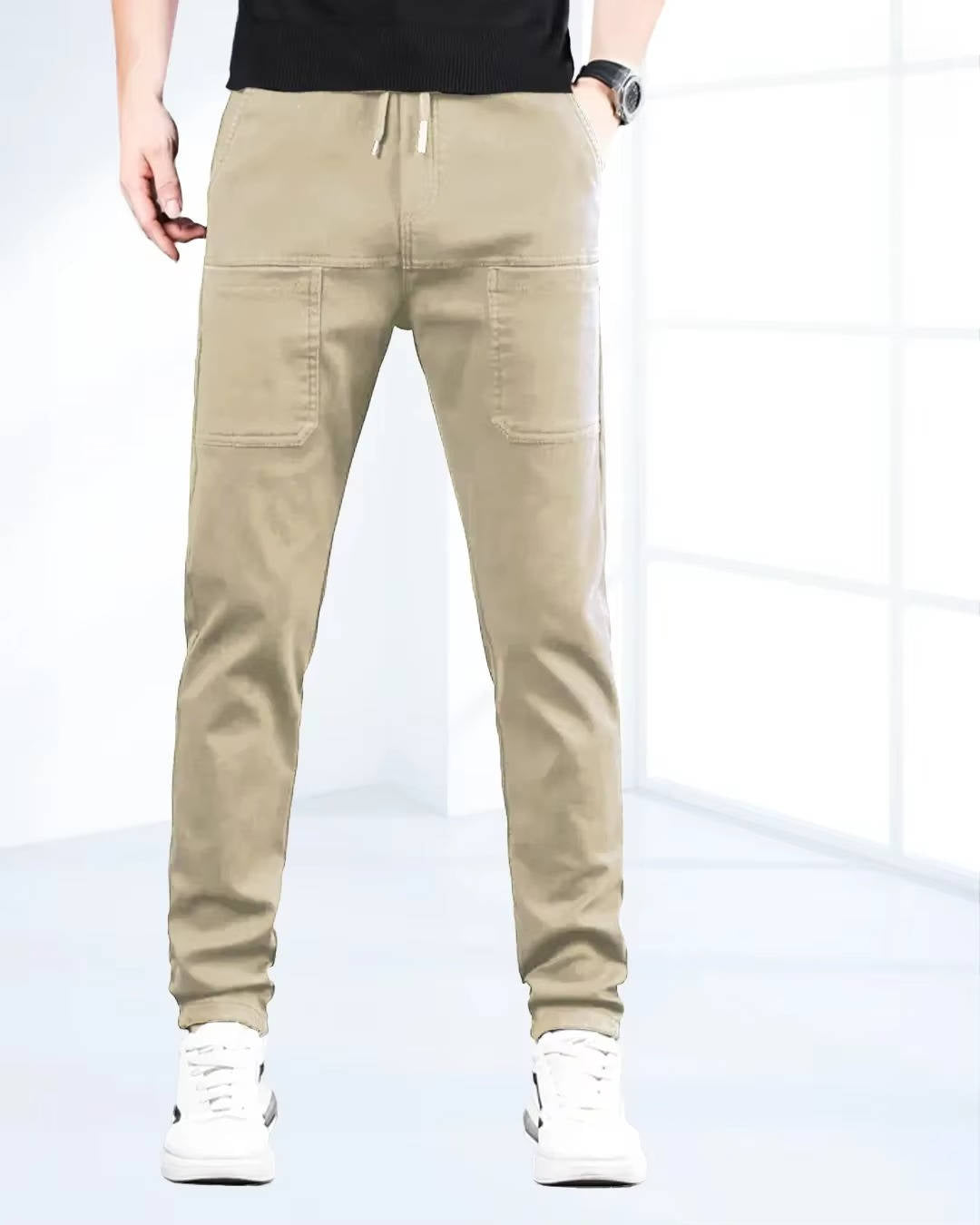 Lavisa - Men's High Stretch Cargo Pants with Multi-Pocket Design