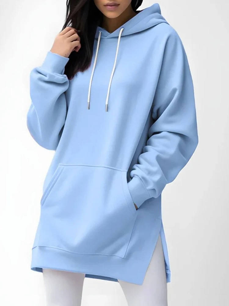 Lavisa - Women's Oversized Hoodie Dress with Soft Fleece Lining