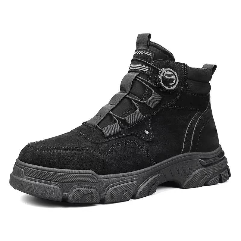 Lavisa - Men's Rugged Heavy Duty Work Boots and Motorcycle Shoes