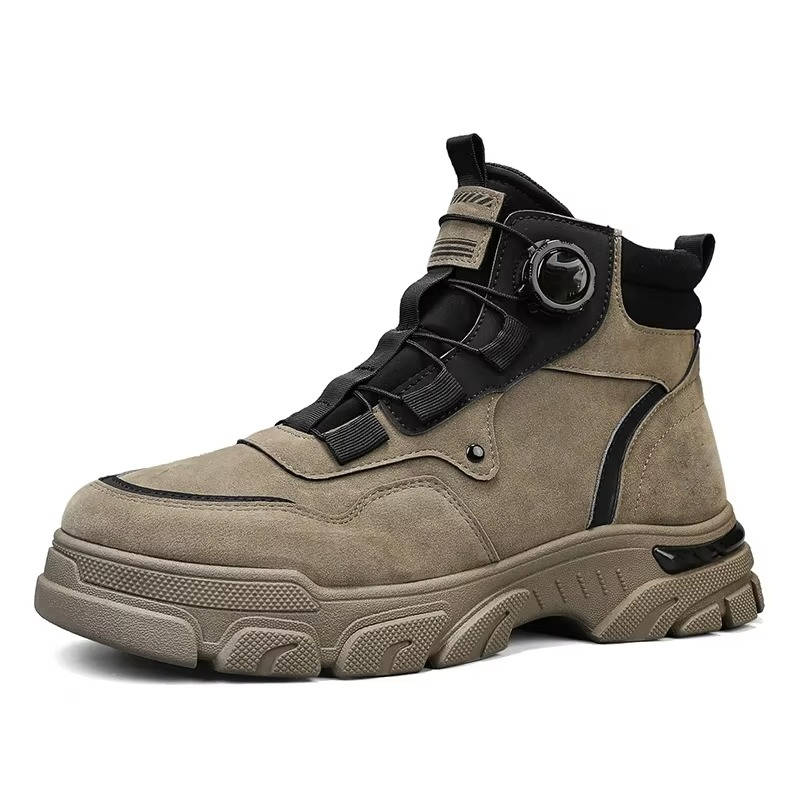 Lavisa - Men's Rugged Heavy Duty Work Boots and Motorcycle Shoes