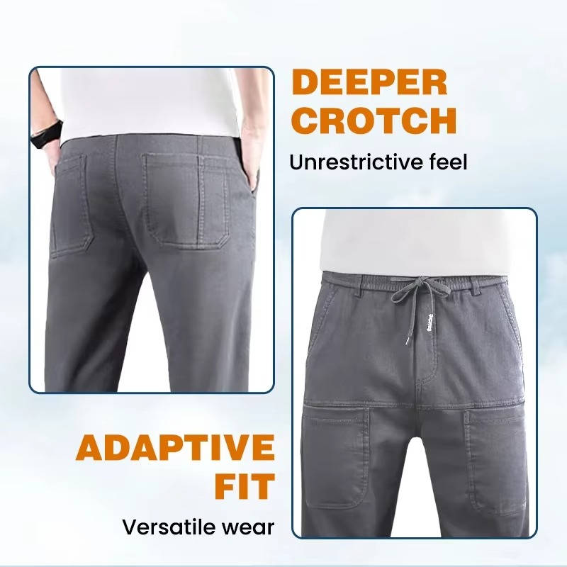 Lavisa - Men's High Stretch Cargo Pants with Multi-Pocket Design