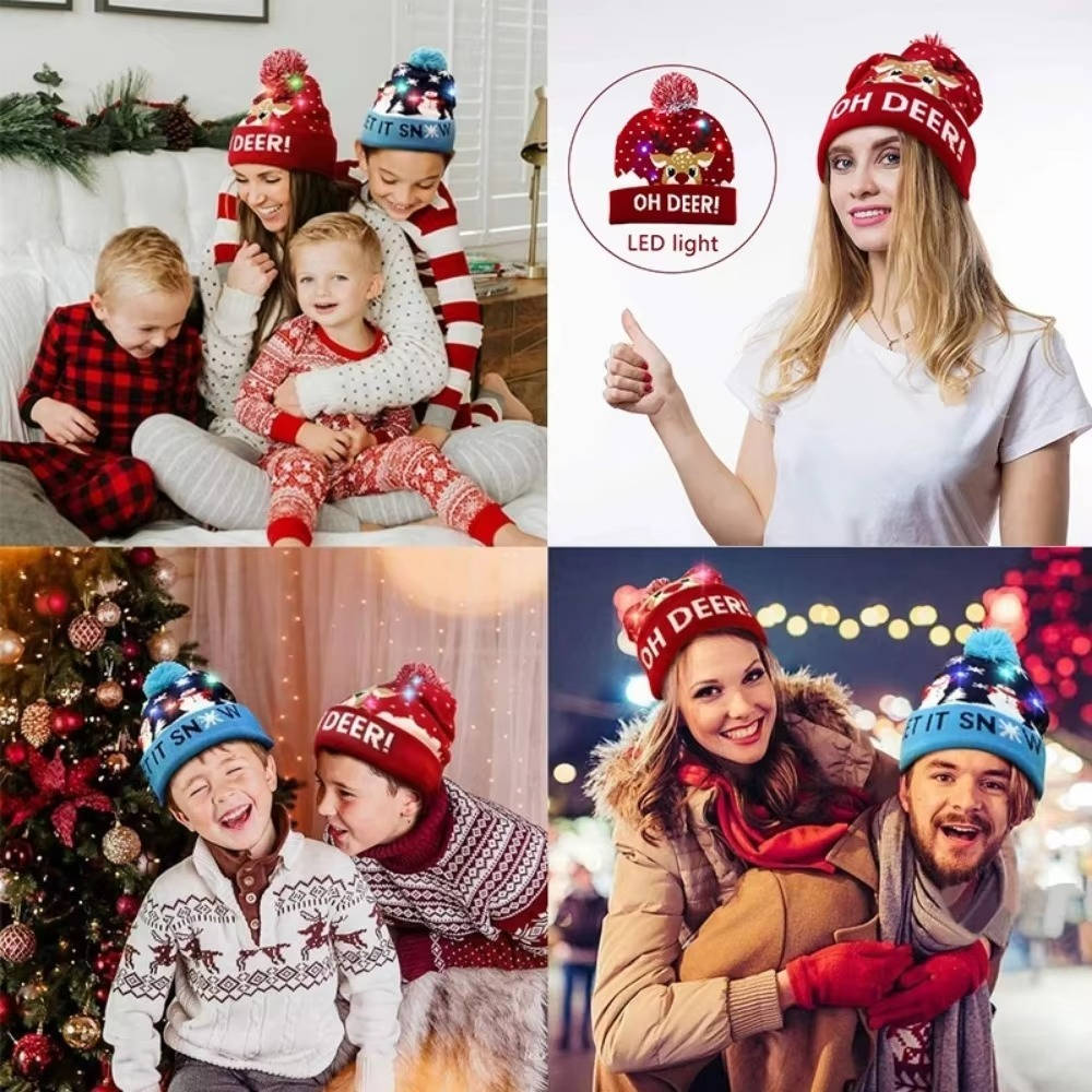 Lavisa - Light Up LED Christmas Knit Hat