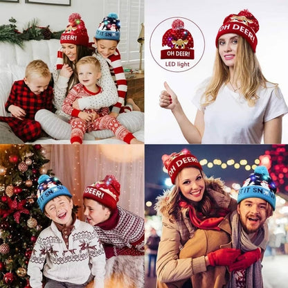 Lavisa - Light Up LED Christmas Knit Hat