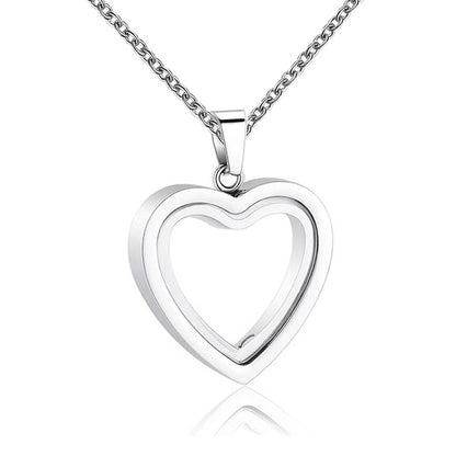 Lavisa - Heart Urn Pendant Necklace - Cremation Keepsake Jewelry