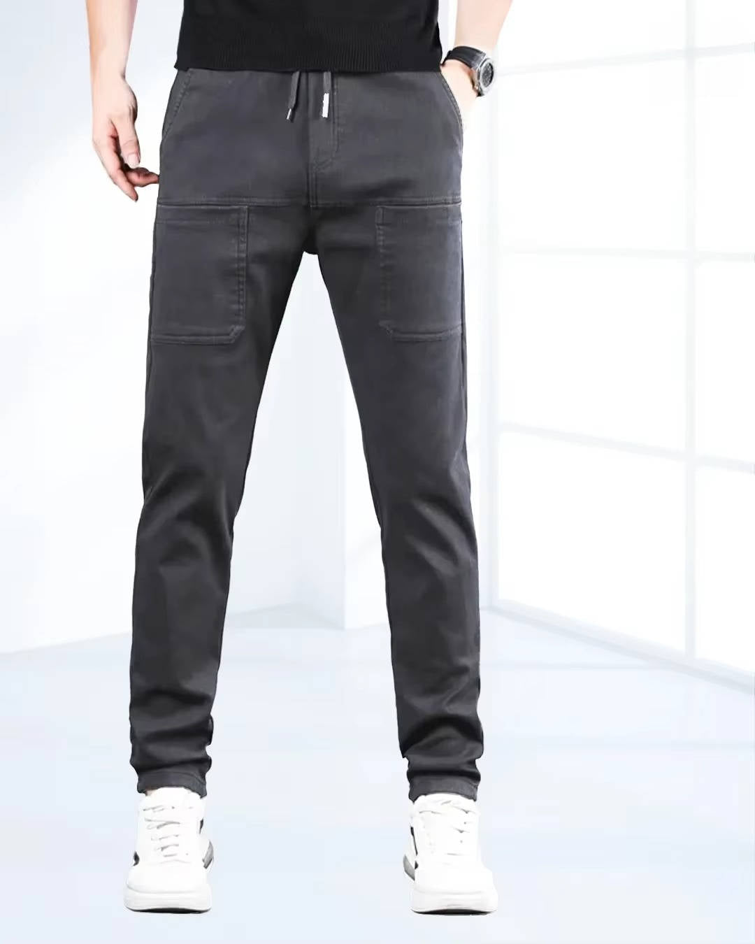 Lavisa - Men's High Stretch Cargo Pants with Multi-Pocket Design