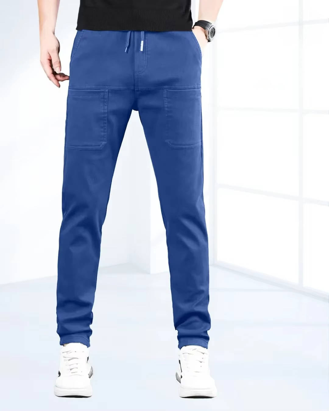 Lavisa - Men's High Stretch Cargo Pants with Multi-Pocket Design
