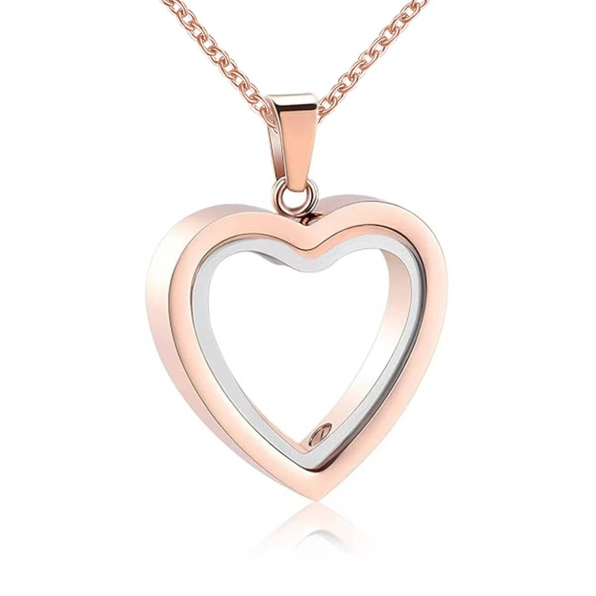 Lavisa - Heart Urn Pendant Necklace - Cremation Keepsake Jewelry