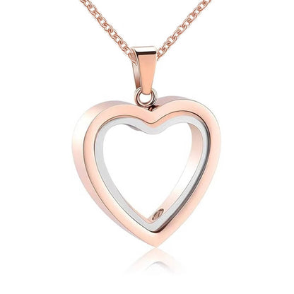Lavisa - Heart Urn Pendant Necklace - Cremation Keepsake Jewelry