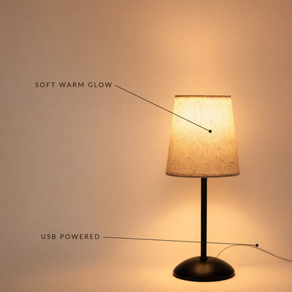 Lavisa - Portable Linen Shade USB Nursery Night Light