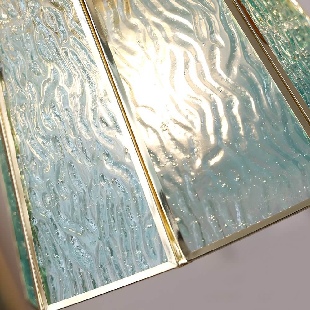 Lavisa - Polygonal Brass and Glass Pendant Light