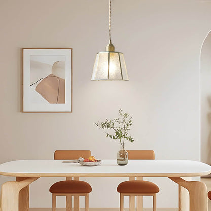 Lavisa - Polygonal Brass and Glass Pendant Light