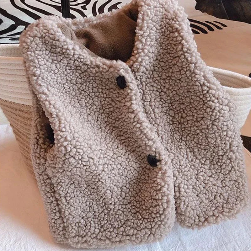 Lavisa - Kids Lamb Wool Winter Vest Outerwear
