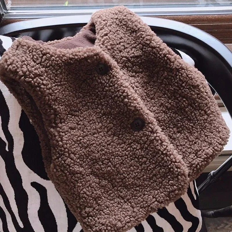 Lavisa - Kids Lamb Wool Winter Vest Outerwear