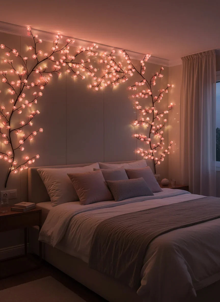 Lavisa - LED Cherry Blossom Branch Wall Lights