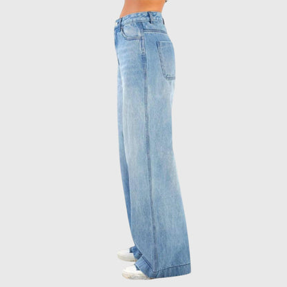 Lavisa - Chic High-Waisted Baggy Pants