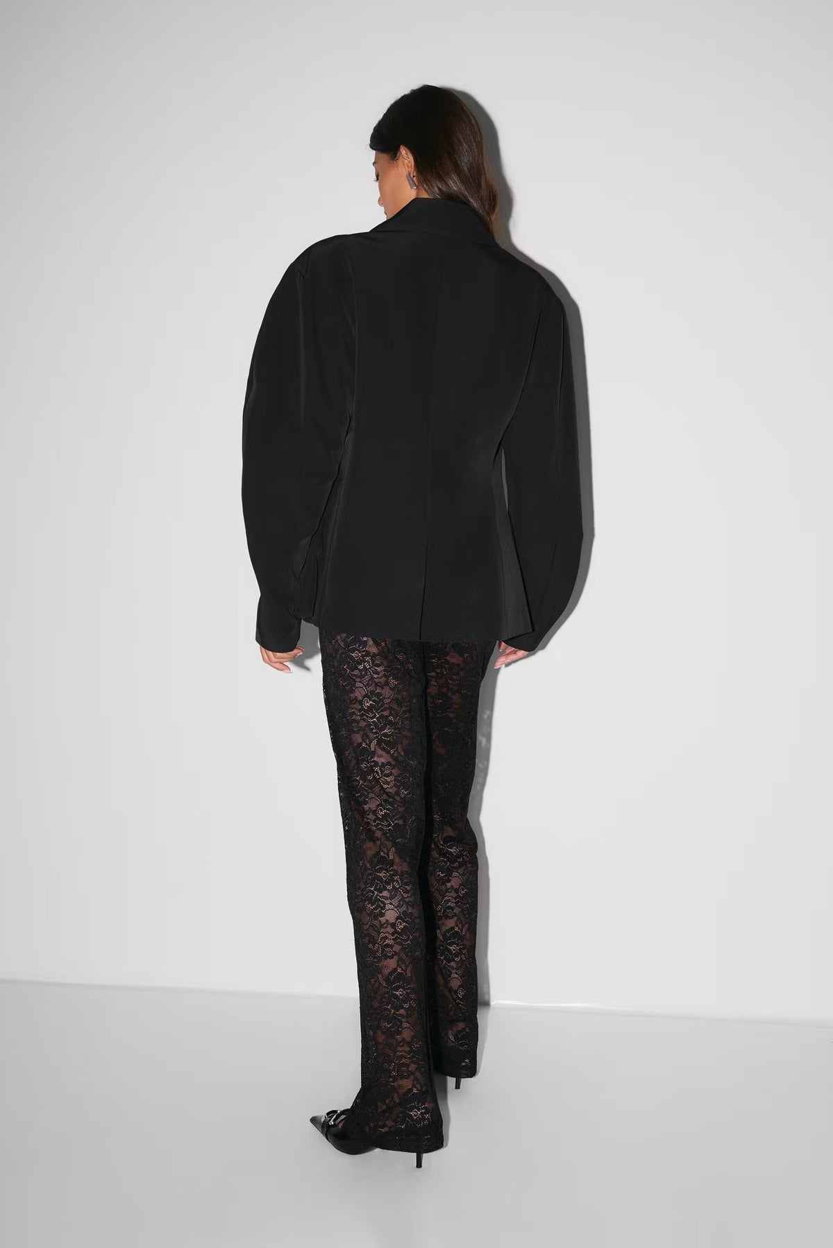Lavisa - Women's Sheer Lace Flared Pants - Festival Beach Trousers