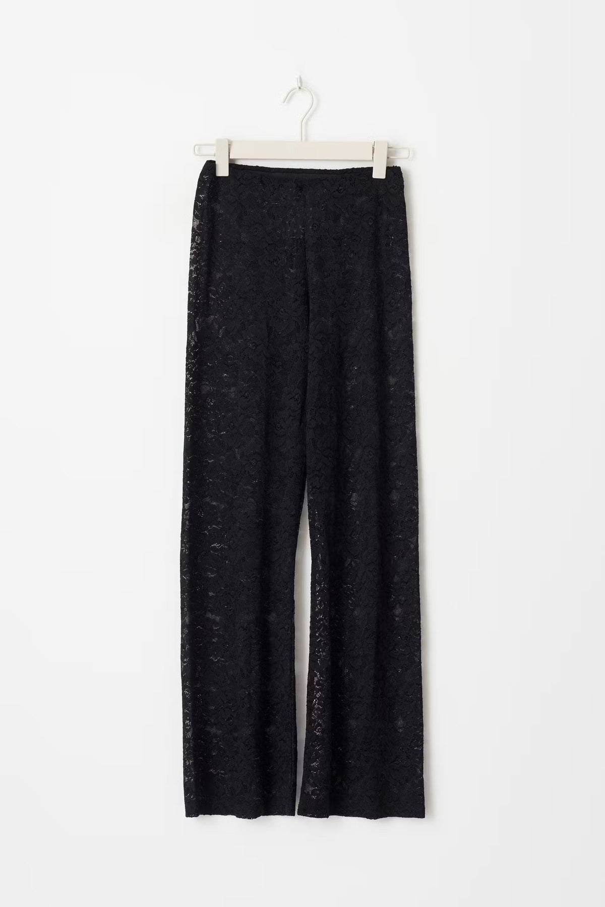 Lavisa - Women's Sheer Lace Flared Pants - Festival Beach Trousers