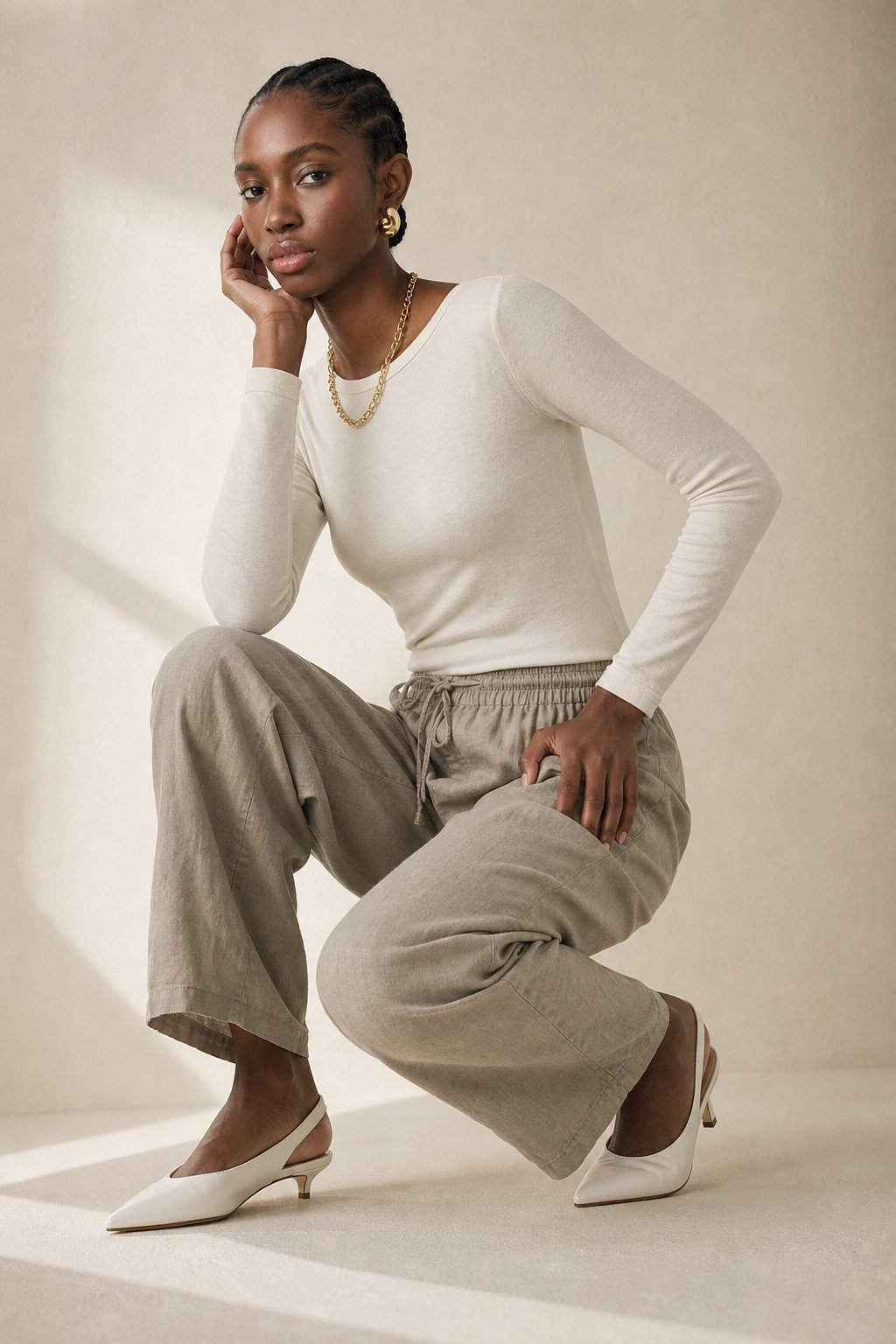 Lavisa - Fleurine Lightweight Linen Pants