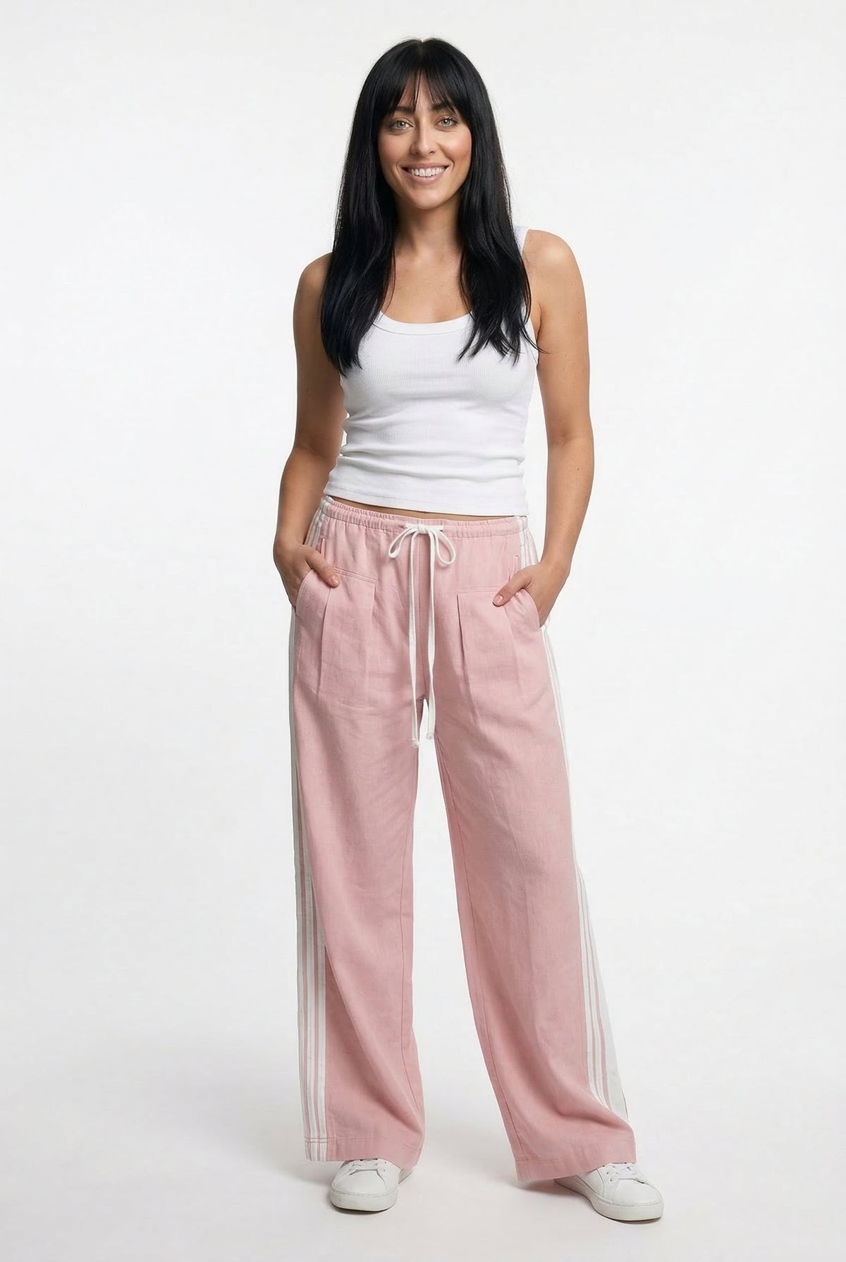 Lavisa - Side Striped High Waisted Active Joggers
