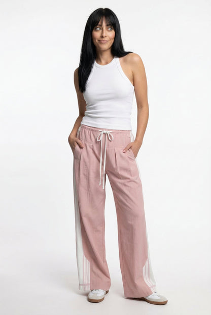 Lavisa - Side Striped High Waisted Active Joggers