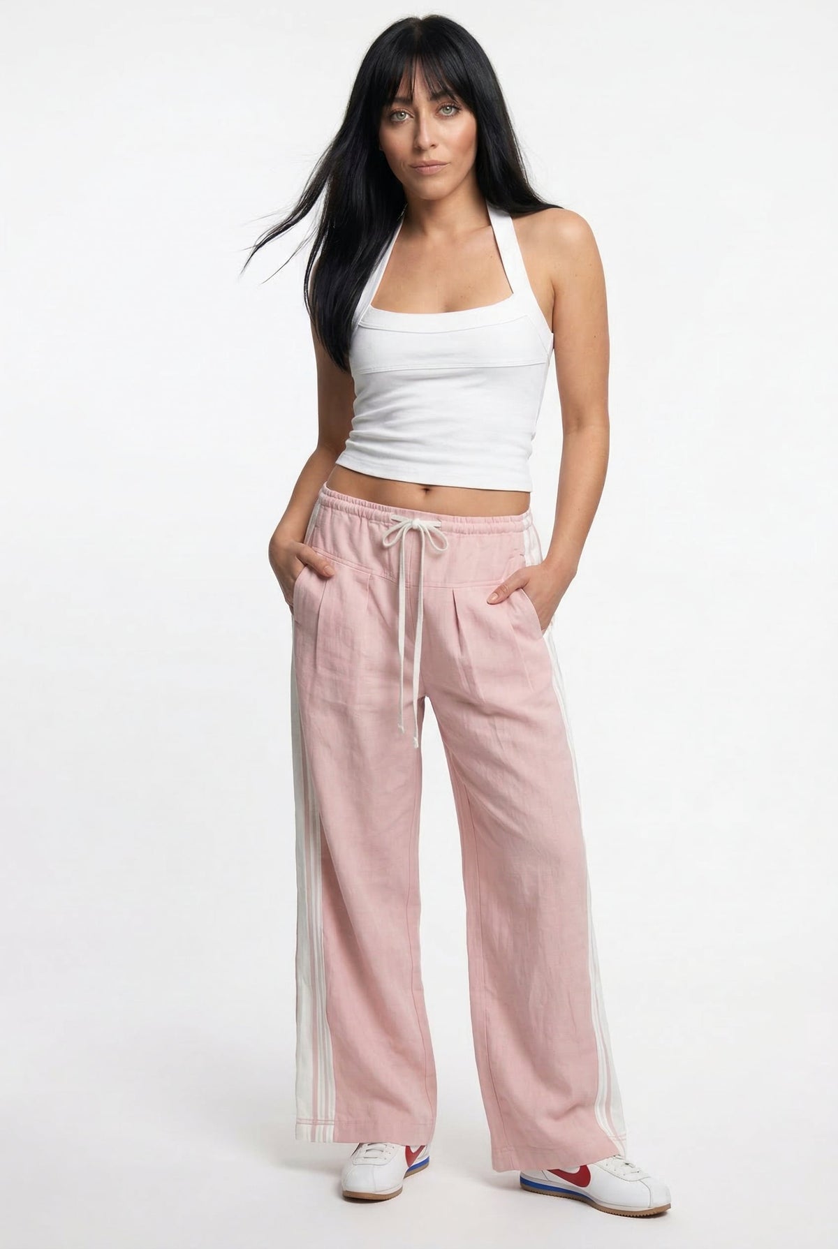 Lavisa - Side Striped High Waisted Active Joggers
