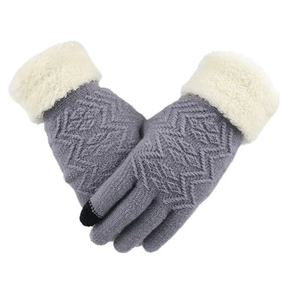 Lavisa - Touch Screen Knitted Gloves with Plush Lining