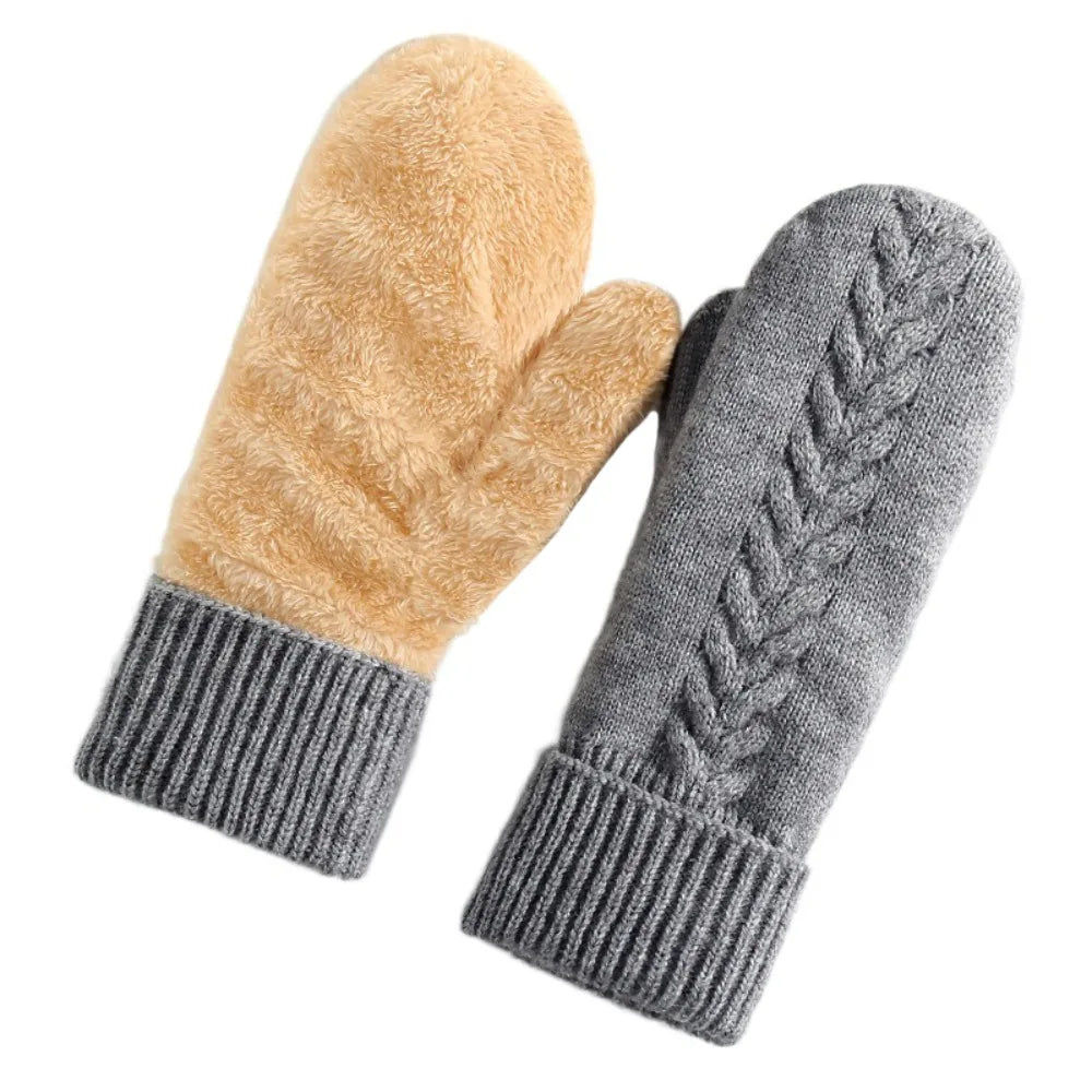 Lavisa - Double Layer Fleece Lined Winter Mittens
