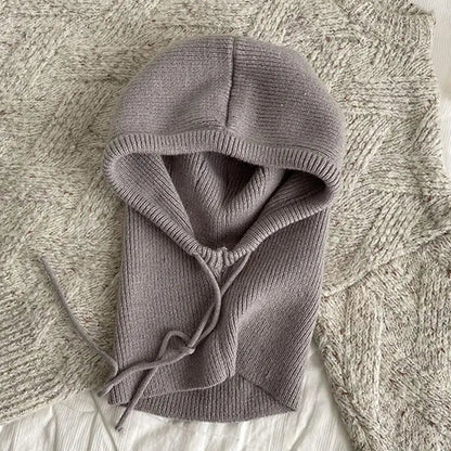 Lavisa - Knitted Hooded Balaclava Hat and Winter Neck Warmer