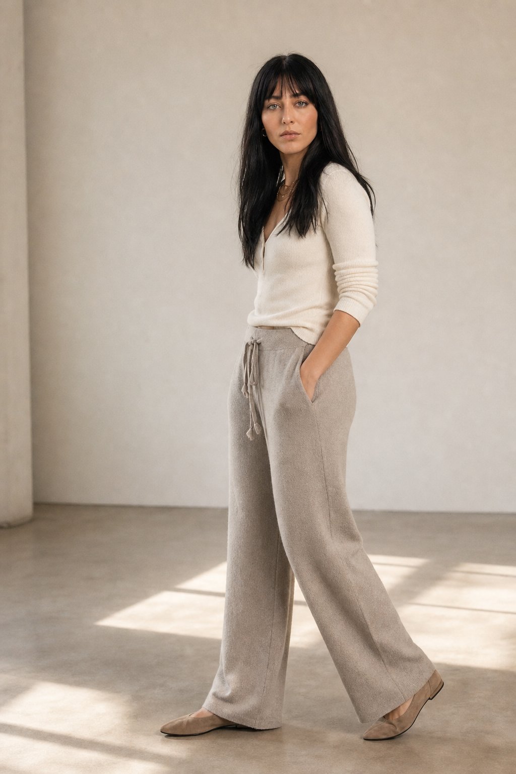 Lavisa - Womens Cashmere Wool Blend Sweatpants
